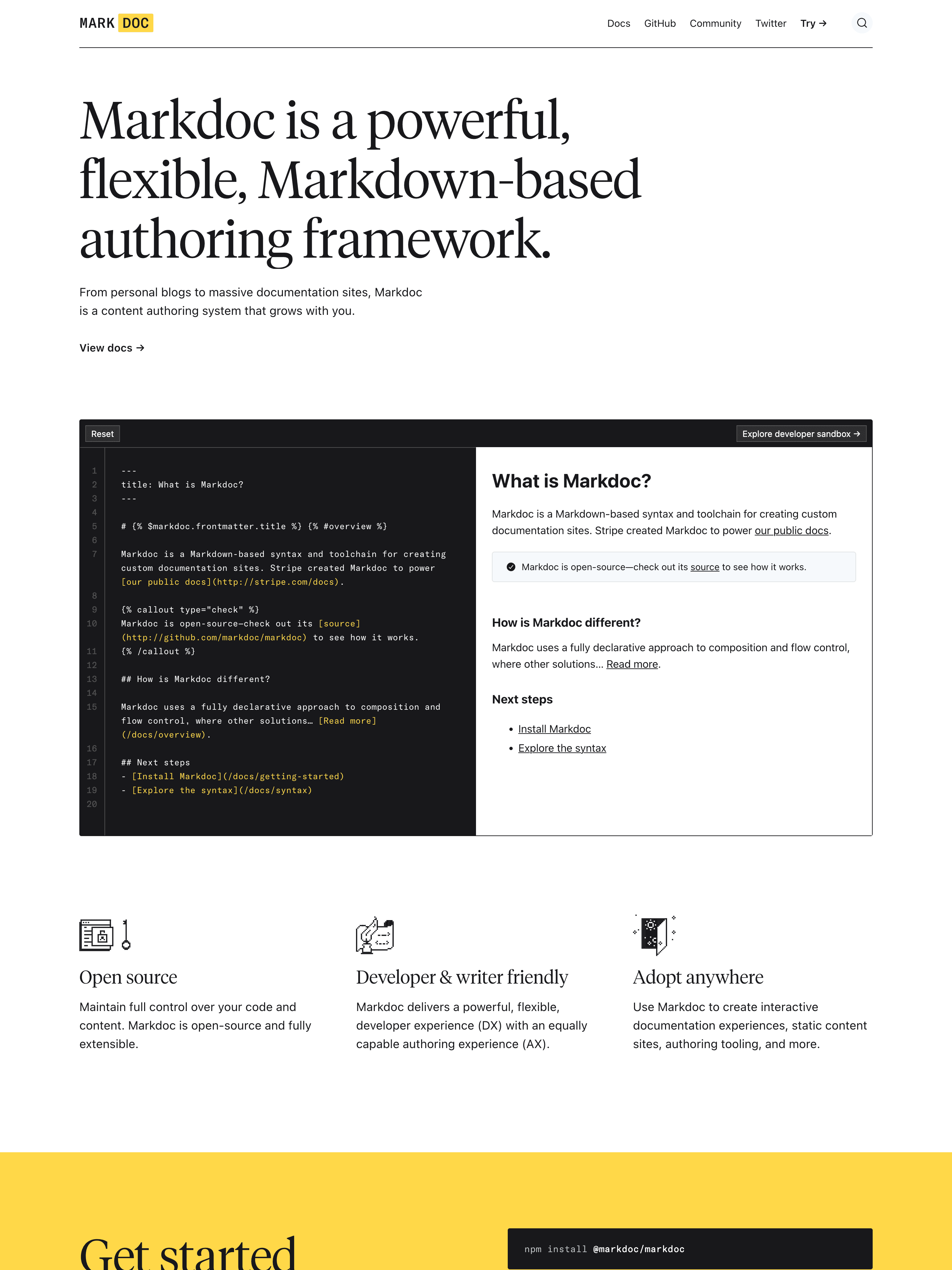 markdoc.dev