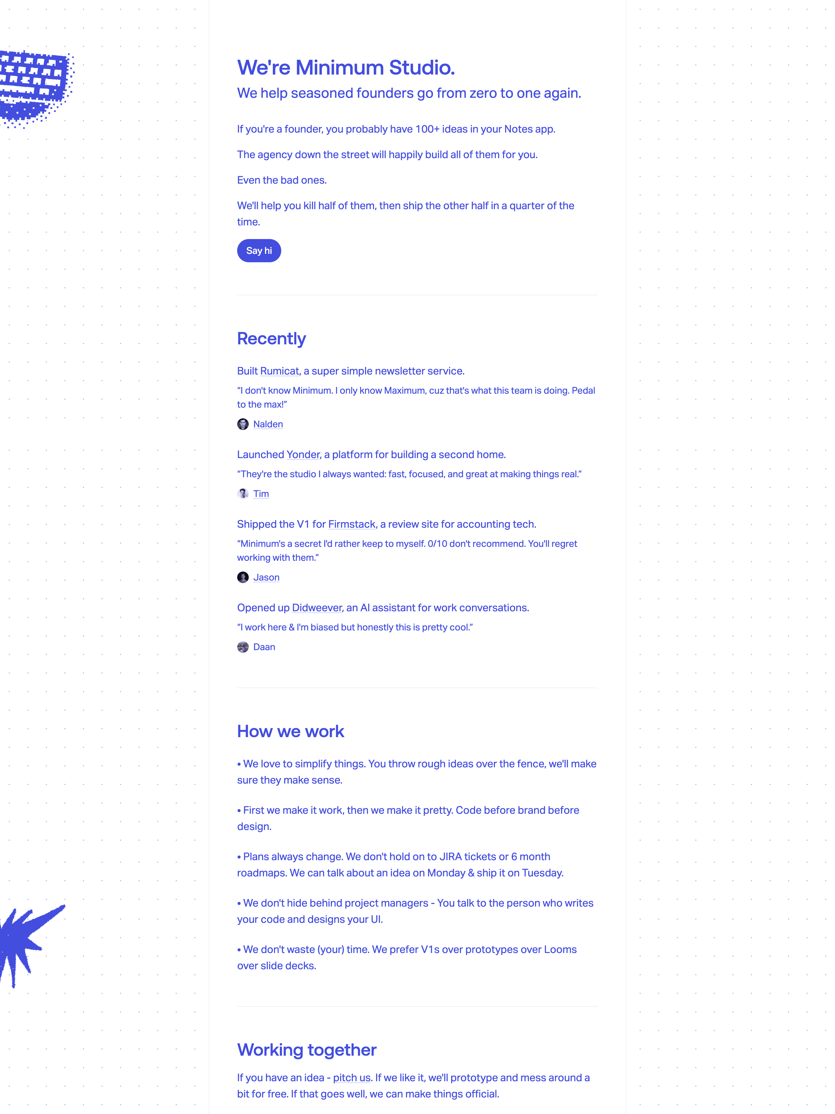 www.minimum.studio